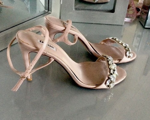 Dune pink open toe - toe,