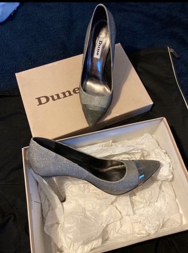 Dune high heeled - dune, silver
