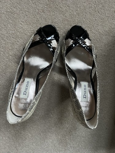 Dune patent leather court - patent,
