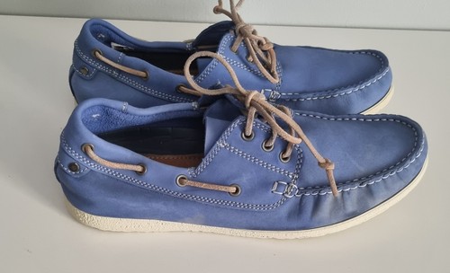 Dune london blue leather boat - dune,