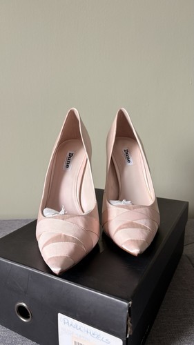 Dune london pink satin court - dune,