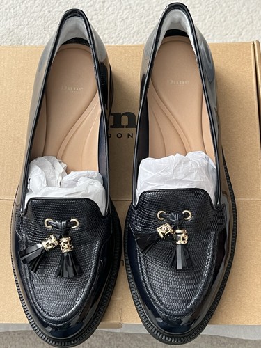 Dune navy patent - , shoes