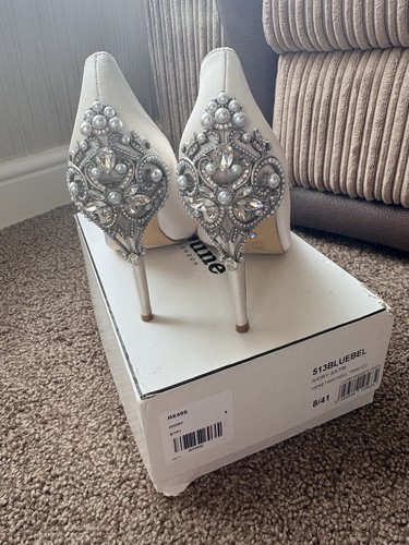 Dune london ivory satin - london,