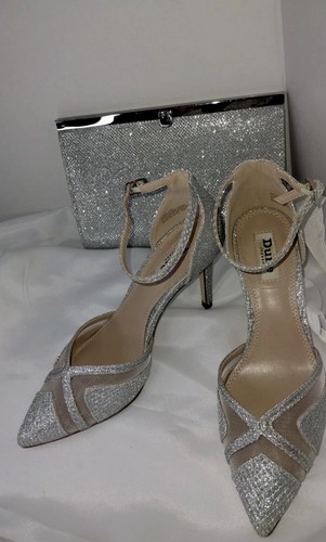 Dune silver mesh shimmer shoes - dune,