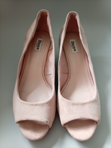 Dune london blush pink suede - blush,