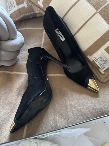 Dune london black suede - london, court