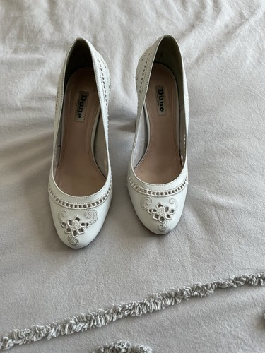 Dune london white high shoes - london,
