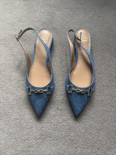 Dune london denim slingback - ,