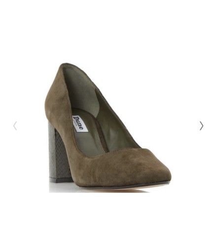 Dune suede khaki acapela block - acapela,